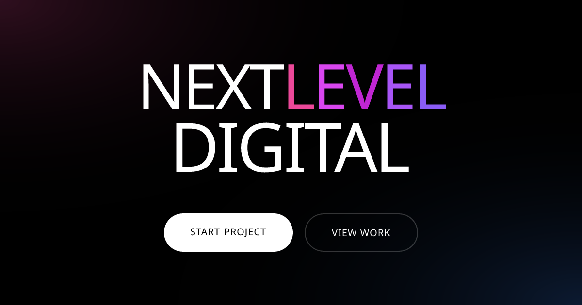 NextLevelDigital | Next.js & Sanity Agency